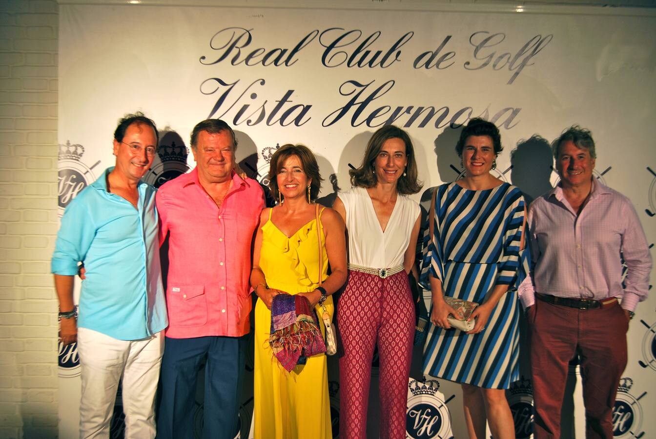 José Manuel Benítez, José Bajo, Señora de Benítez, Virginia Marín, Marta Pérez y Juan Botín