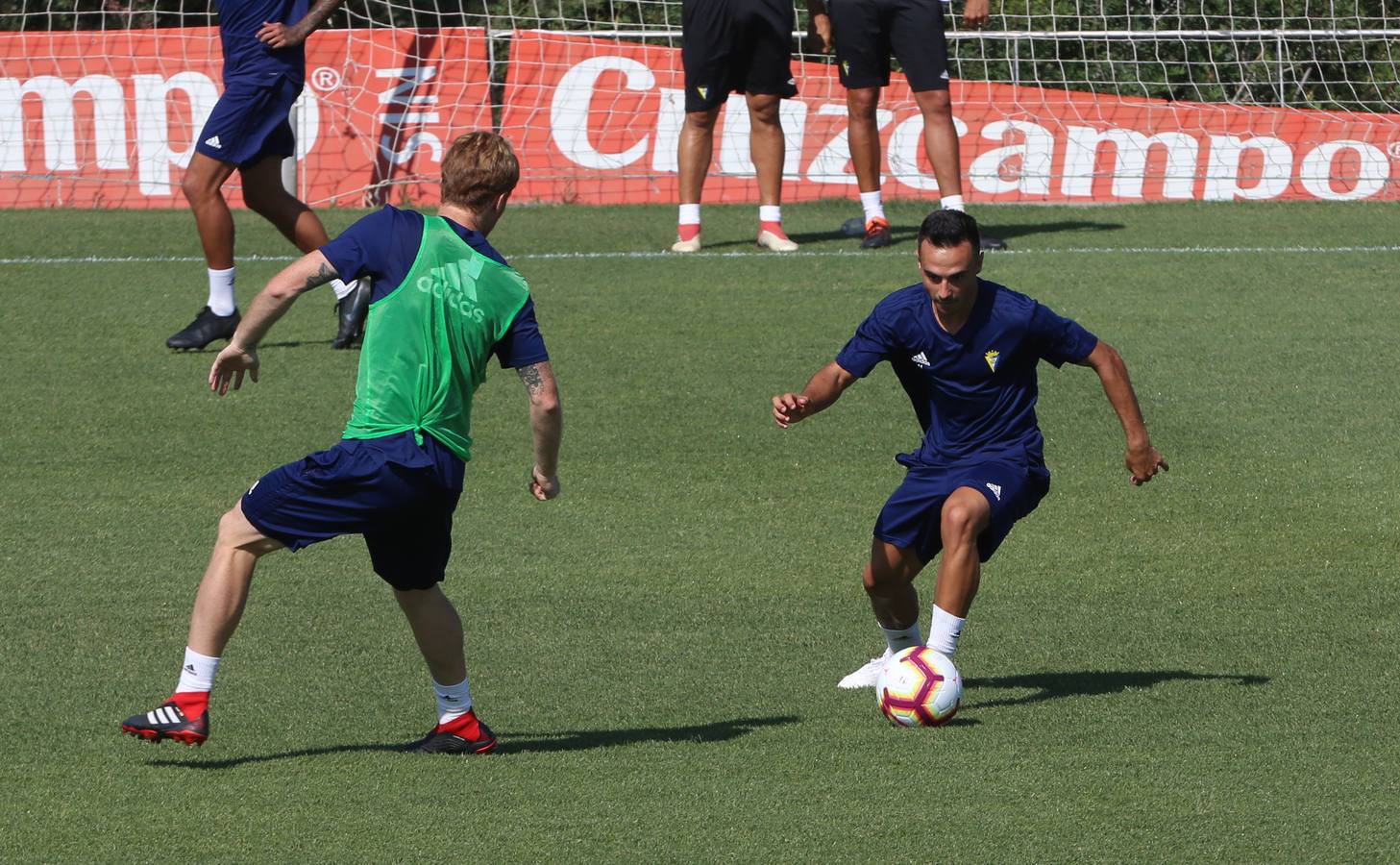 Las mejores imágenes del entrenamiento del Cádiz CF en El Rosal