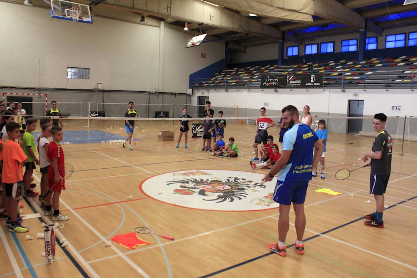 Gran éxito del campus de bádminton en Toledo