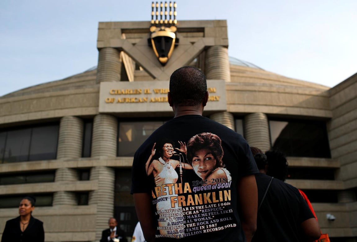 La despedida de Detroit a Aretha Franklin, en imágenes