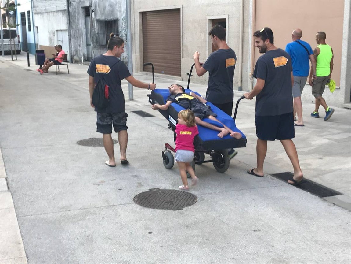 El Desafío Fernando: un puertorrealeño con parálisis cerebral realiza el Camino de Santiago