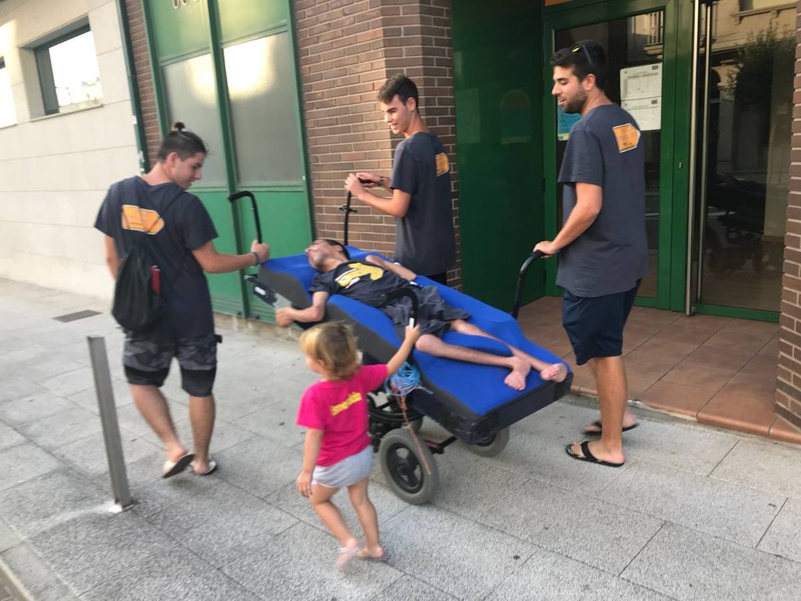 El Desafío Fernando: un puertorrealeño con parálisis cerebral realiza el Camino de Santiago