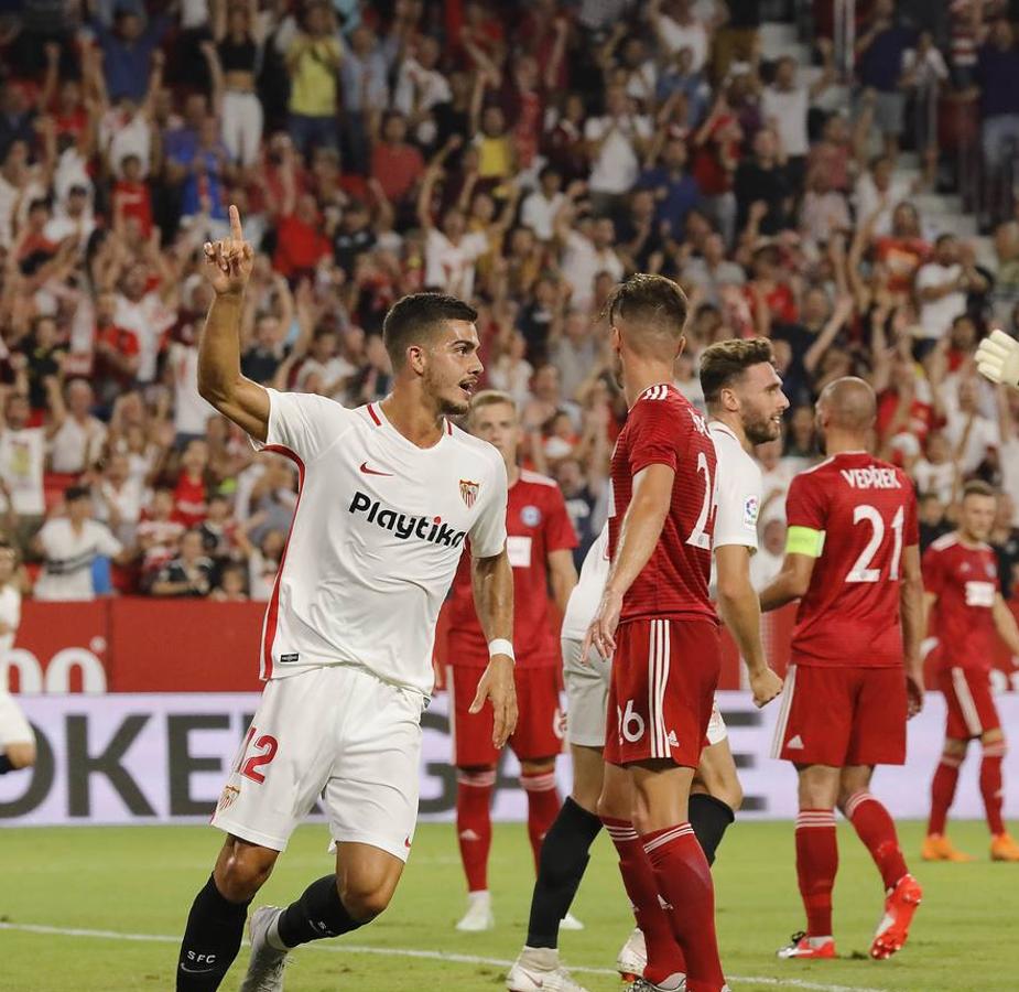 La victoria del Sevilla FC ante el Sigma Olomouc, en imágenes