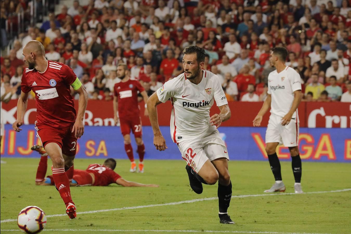 La victoria del Sevilla FC ante el Sigma Olomouc, en imágenes