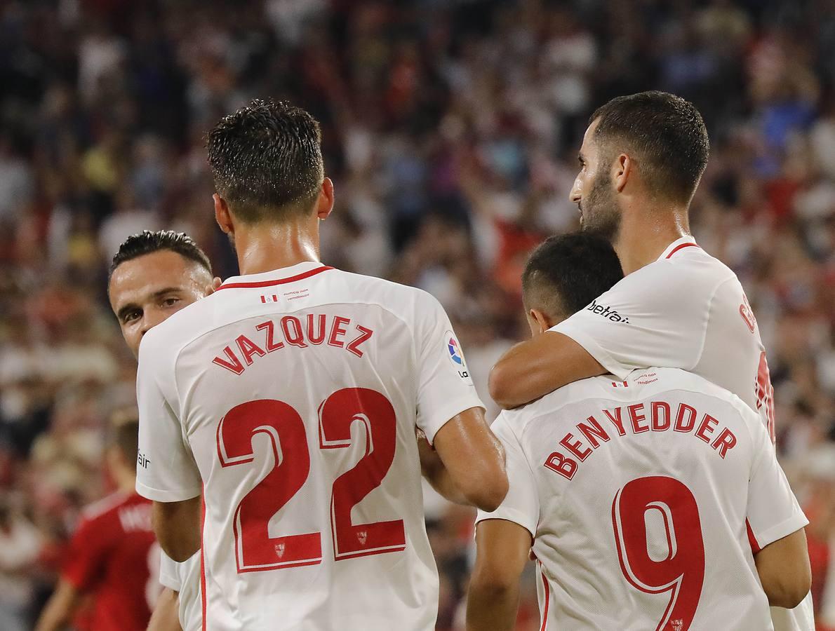 La victoria del Sevilla FC ante el Sigma Olomouc, en imágenes