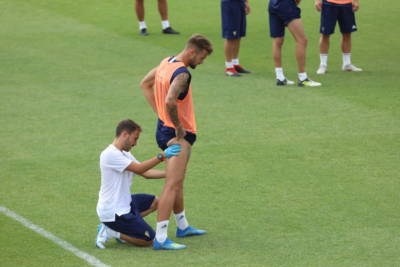 Dejan Lekic y Edu Ramos ya entrenan con el Cádiz CF