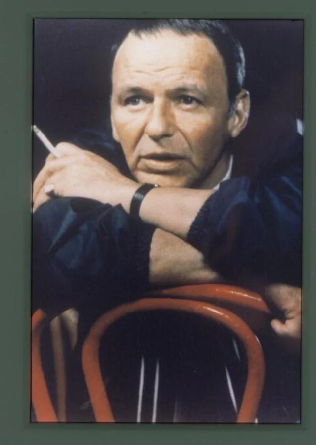 Retrato de Frank Sinatra. 