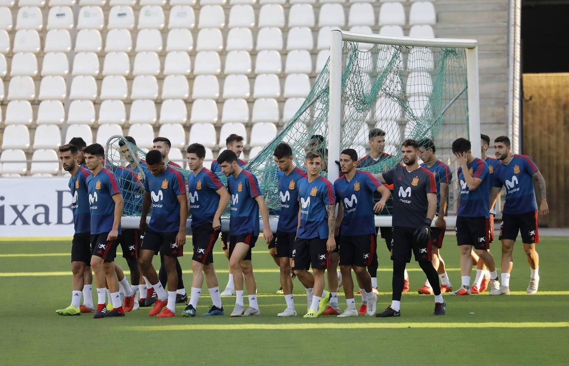 Las mejores imágenes del entrenamiento de España en Córdoba