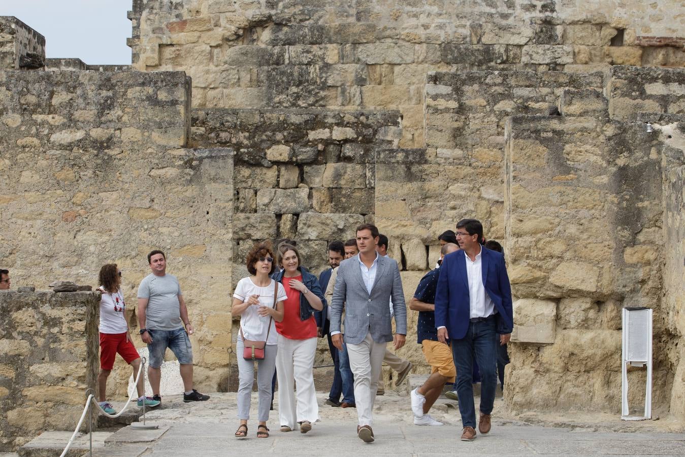 La visita de Albert Rivera a Medina Azahara, en imágenes