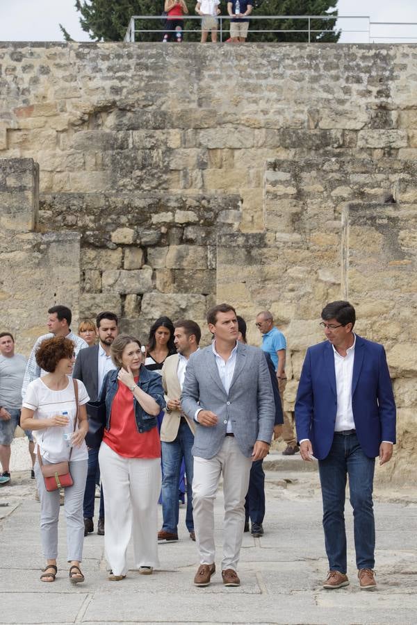 La visita de Albert Rivera a Medina Azahara, en imágenes