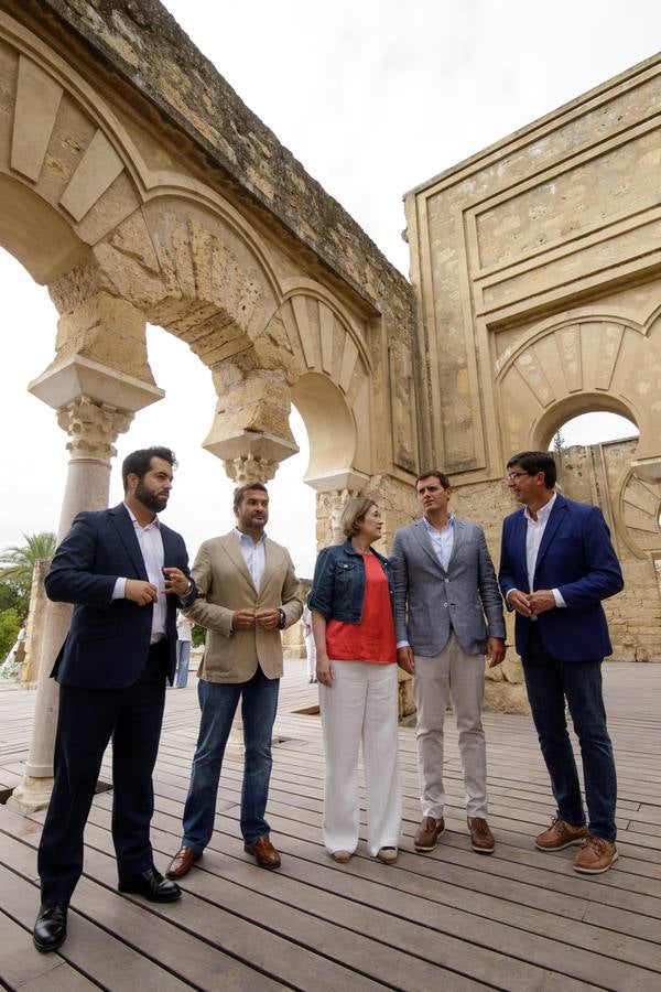 La visita de Albert Rivera a Medina Azahara, en imágenes