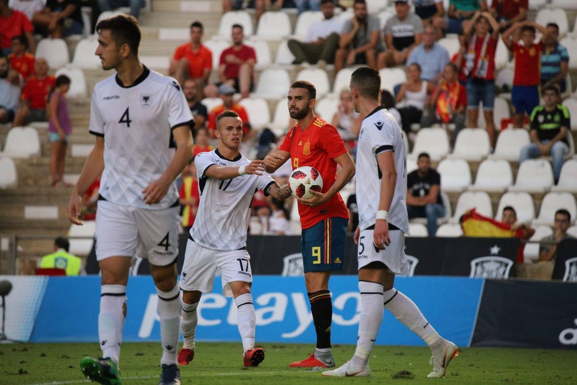 Selección de imágenes del España-Albania