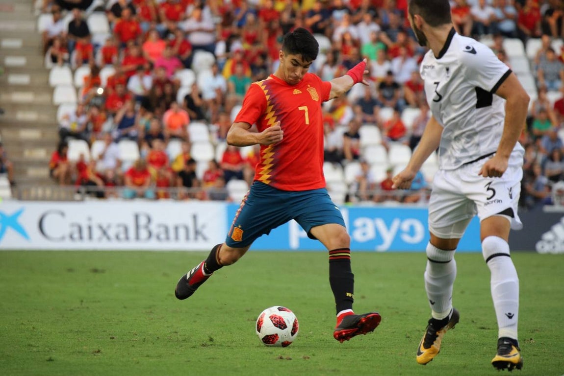 Selección de imágenes del España-Albania