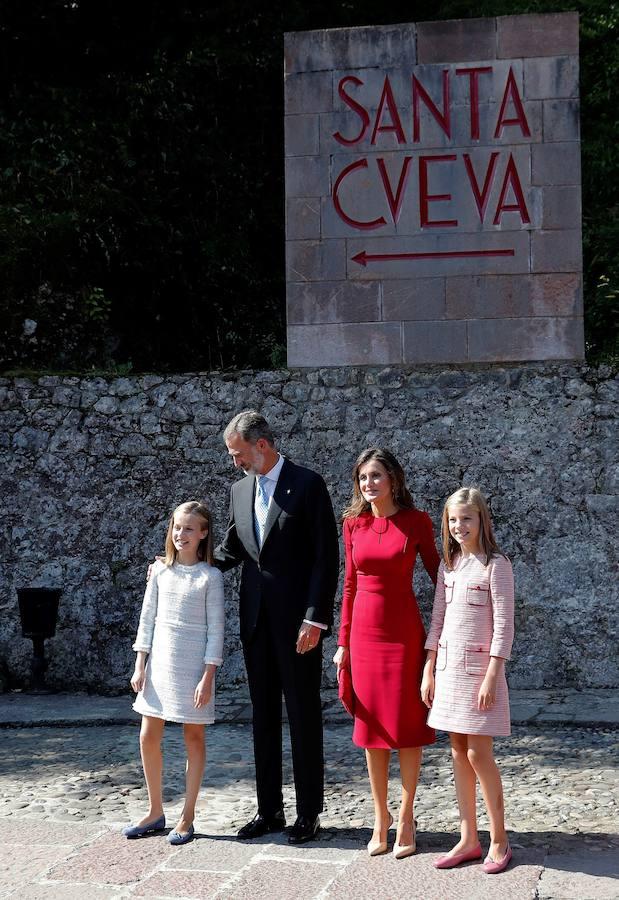 Todas las imágenes de la visita de la Princesa Leonor a Covadonga