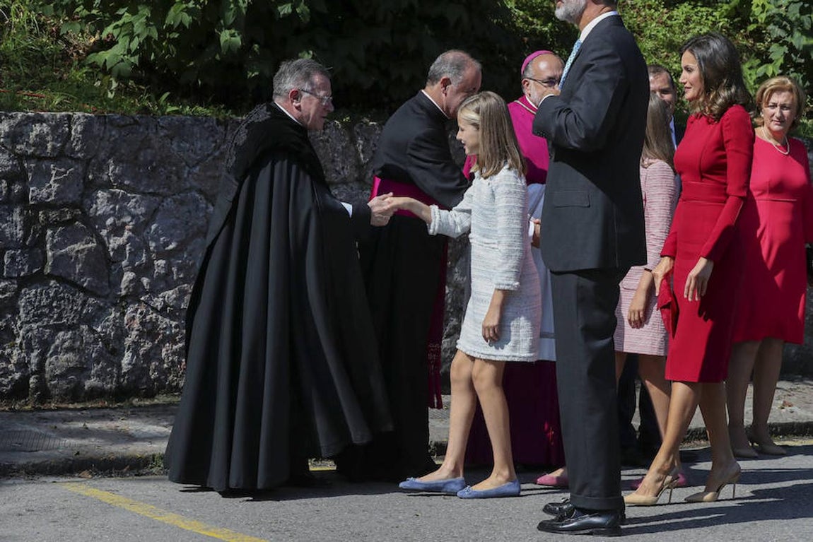 Todas las imágenes de la visita de la Princesa Leonor a Covadonga