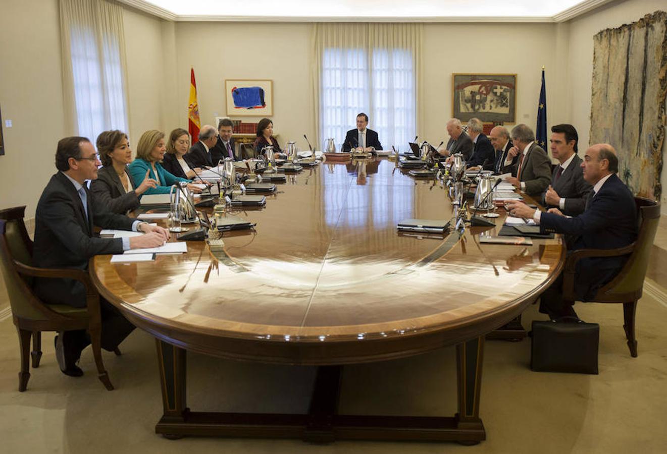 Imagen del segundo Gobierno de Mariano Rajoy tras las elecciones de 2015. 