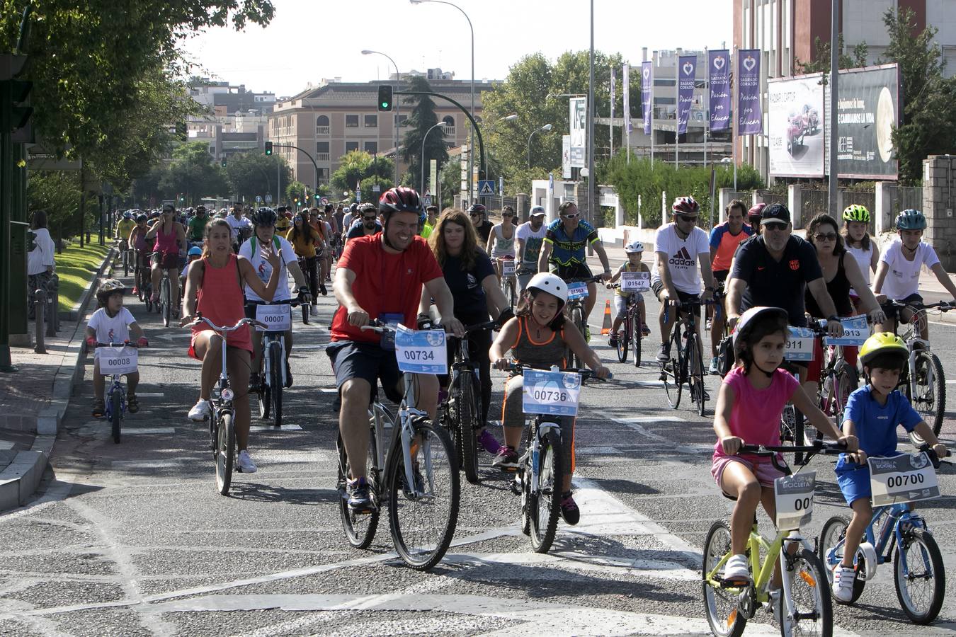 Las mejores imágenes de la Fiesta de la Bicicleta en Córdoba