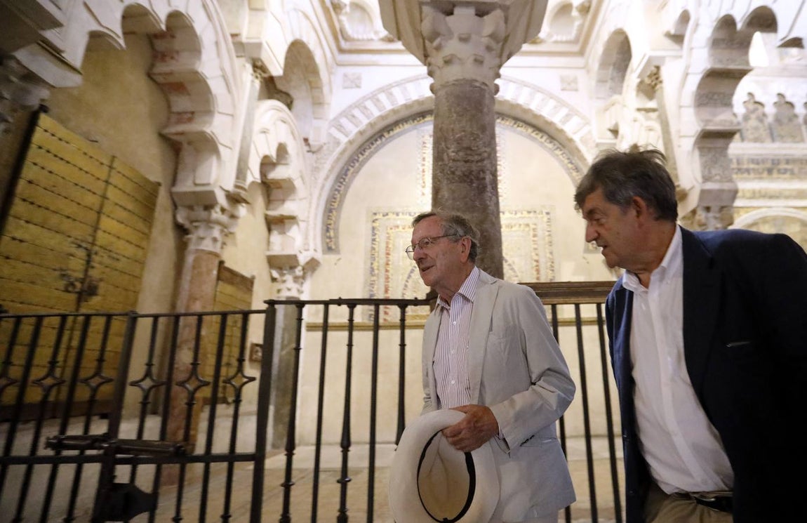 La visita de Rafael Moneo a la Mezquita-Catedral de Córdoba, en imágenes
