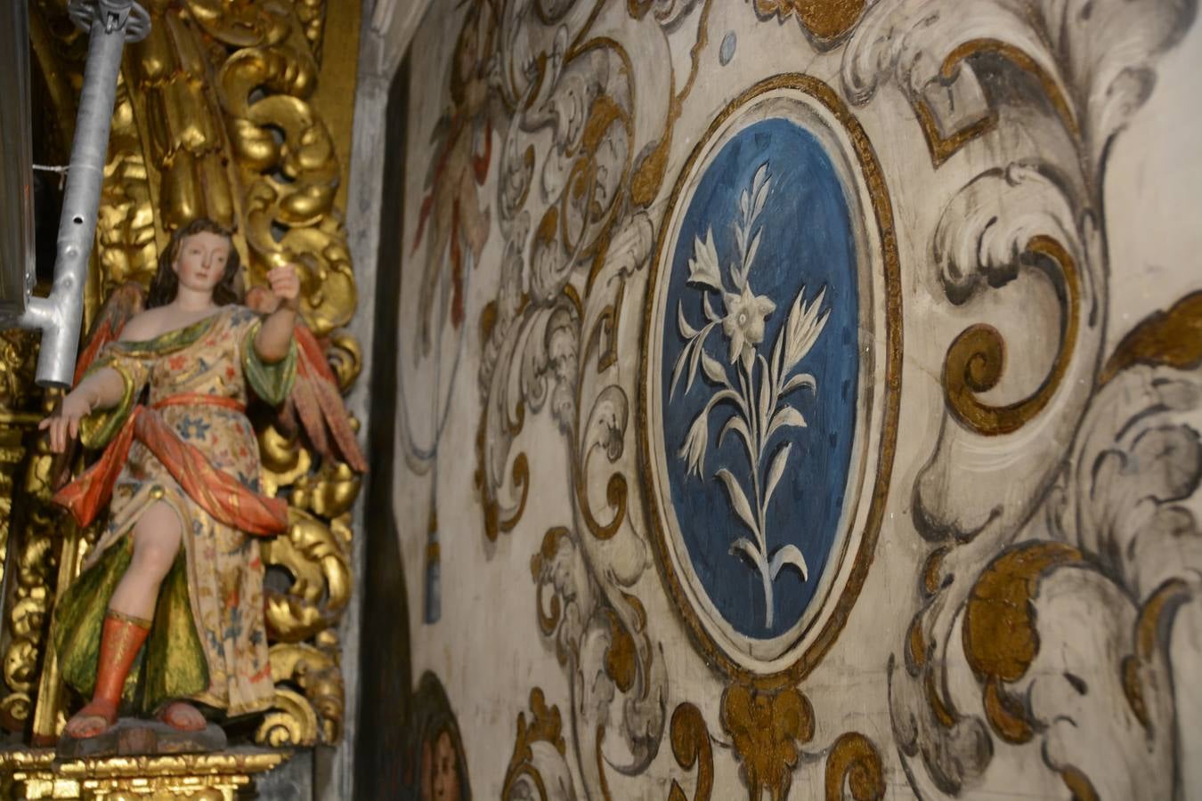 Las pinturas murales de la capilla del Calvario, completamente restauradas