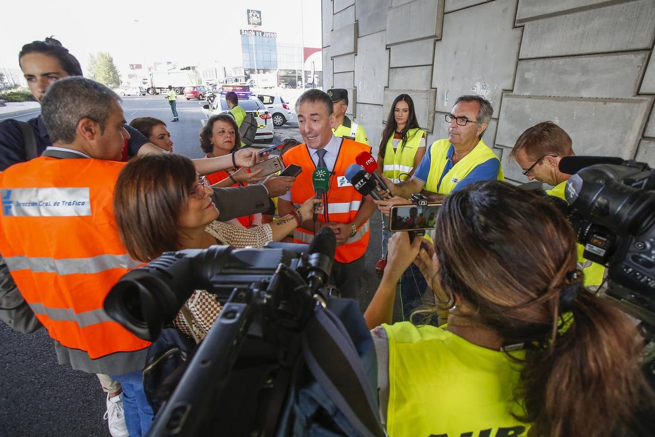 La campaña en Córdoba contra las distracciones al volante, en imágenes