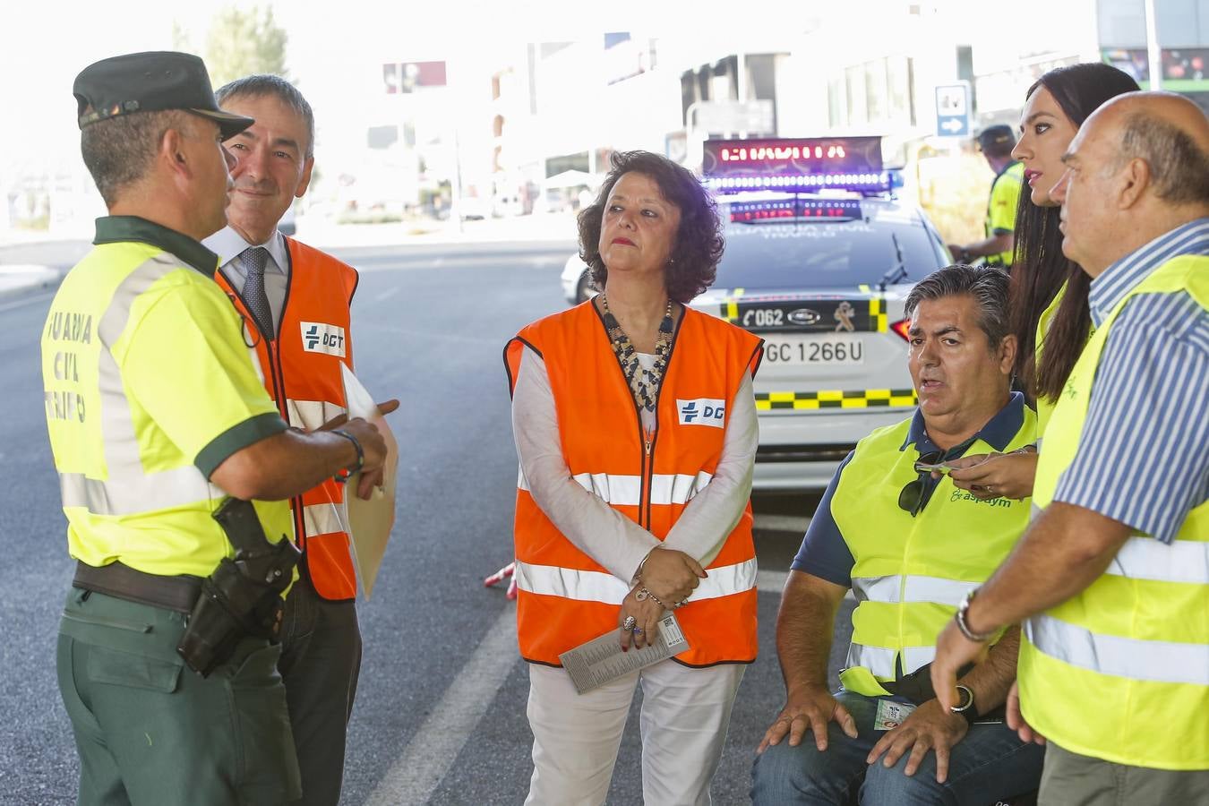 La campaña en Córdoba contra las distracciones al volante, en imágenes