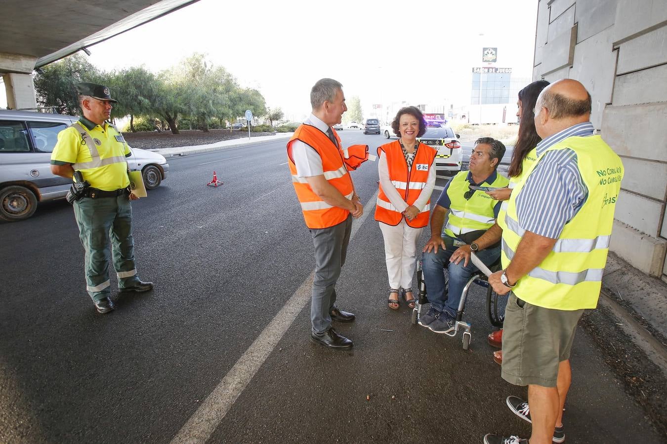 La campaña en Córdoba contra las distracciones al volante, en imágenes