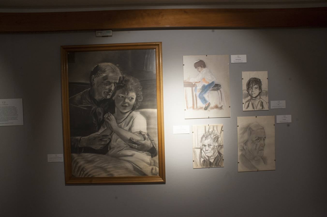 En imágenes, la exposición del «niño pintor» de Málaga