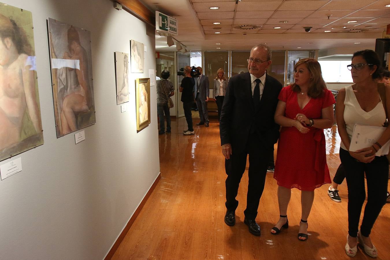 En imágenes, la exposición del «niño pintor» de Málaga