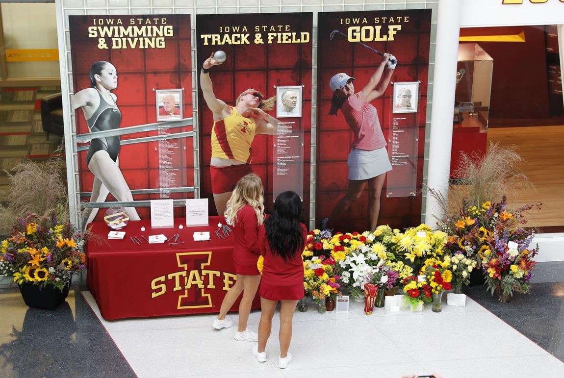 Así se honró a Celia Barquín en la Universidad de Iowa