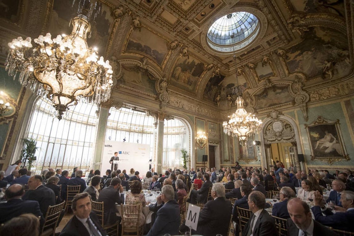 Vista del Casino de Madrid, donde el presidente del PP, Pablo Casado, ha hecho su ponencia.. 
