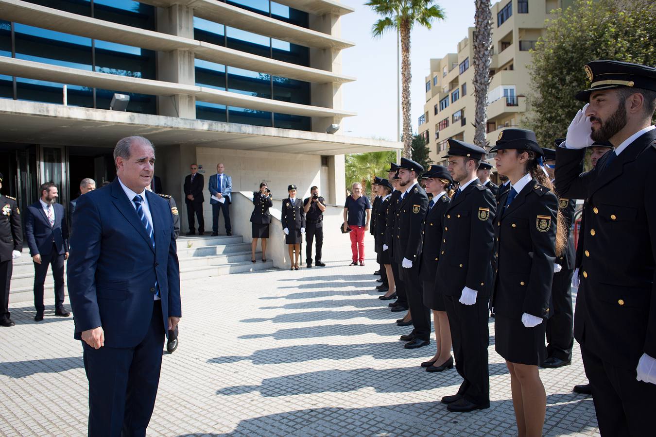 Acto del Día de la Policía celebrado en La Línea