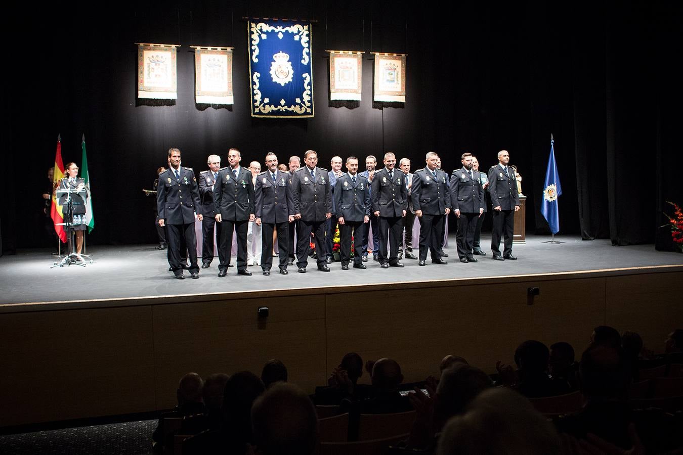 Acto del Día de la Policía celebrado en La Línea