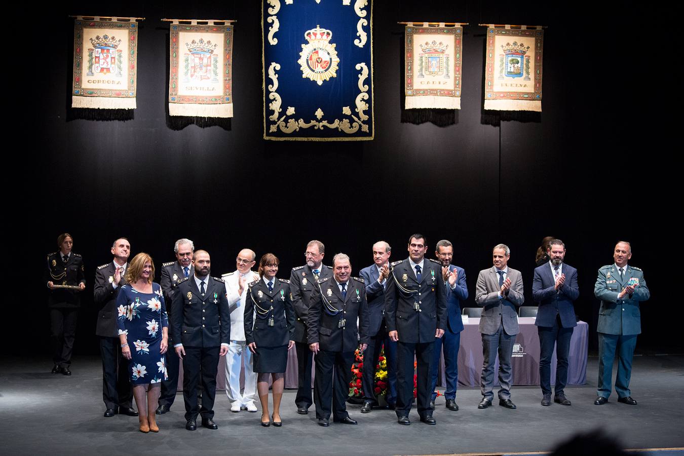 Acto del Día de la Policía celebrado en La Línea