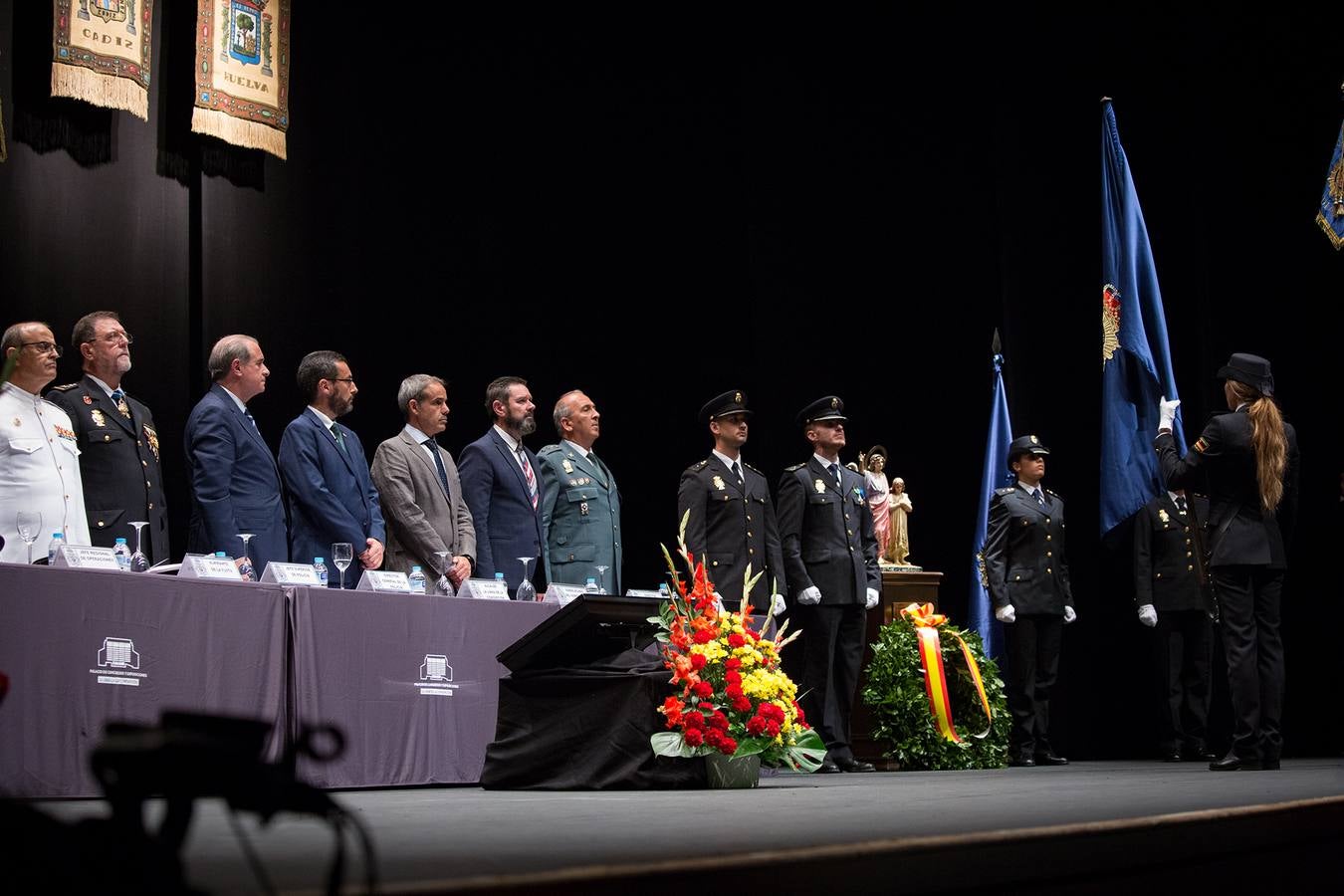 Acto del Día de la Policía celebrado en La Línea