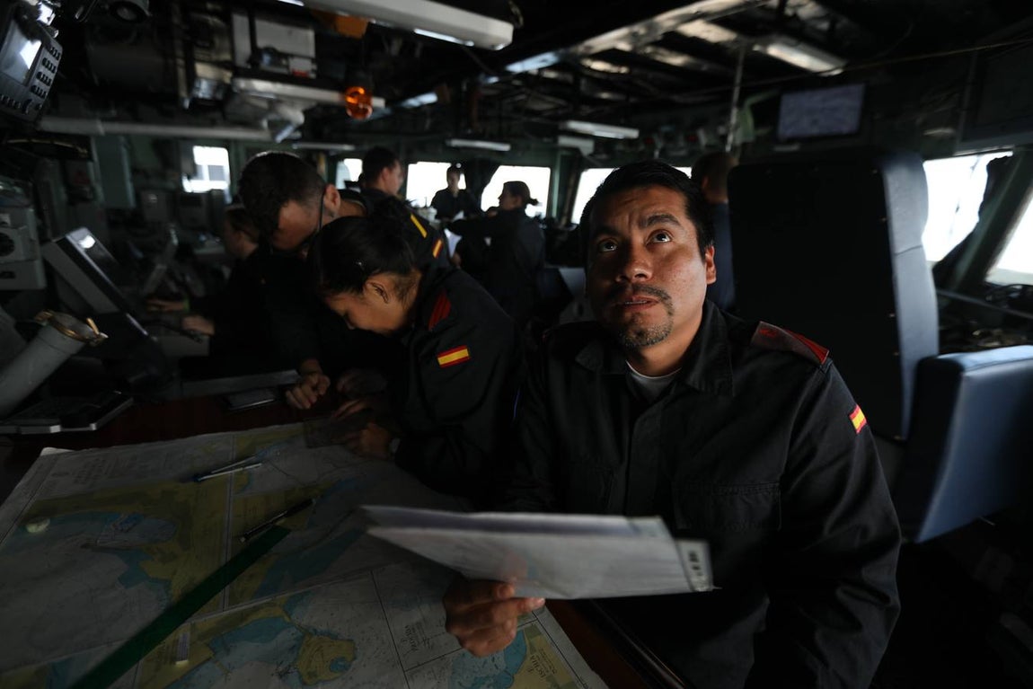 La fragata &#039;Numancia&#039; en la Operación Sophia