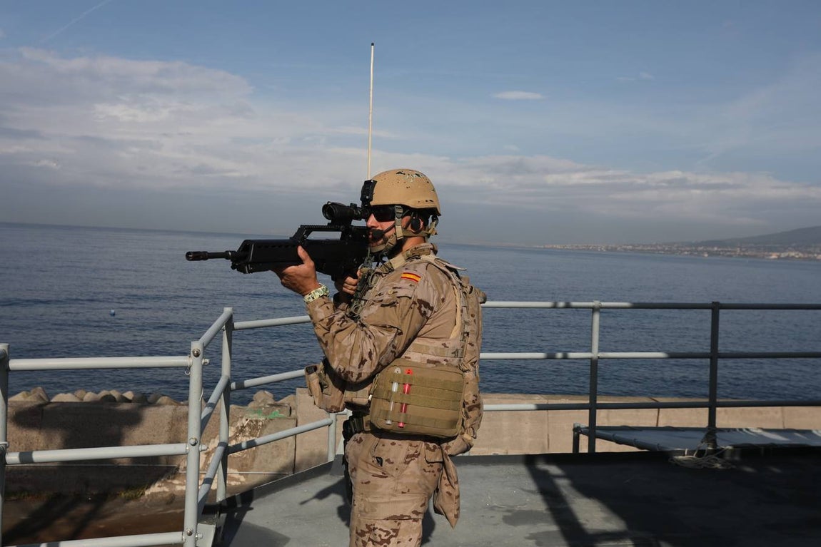 La fragata &#039;Numancia&#039; en la Operación Sophia