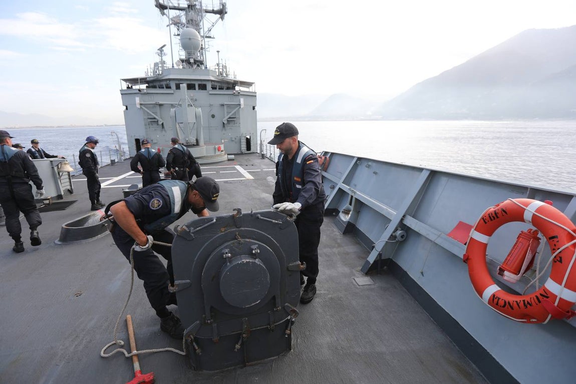 La fragata &#039;Numancia&#039; en la Operación Sophia