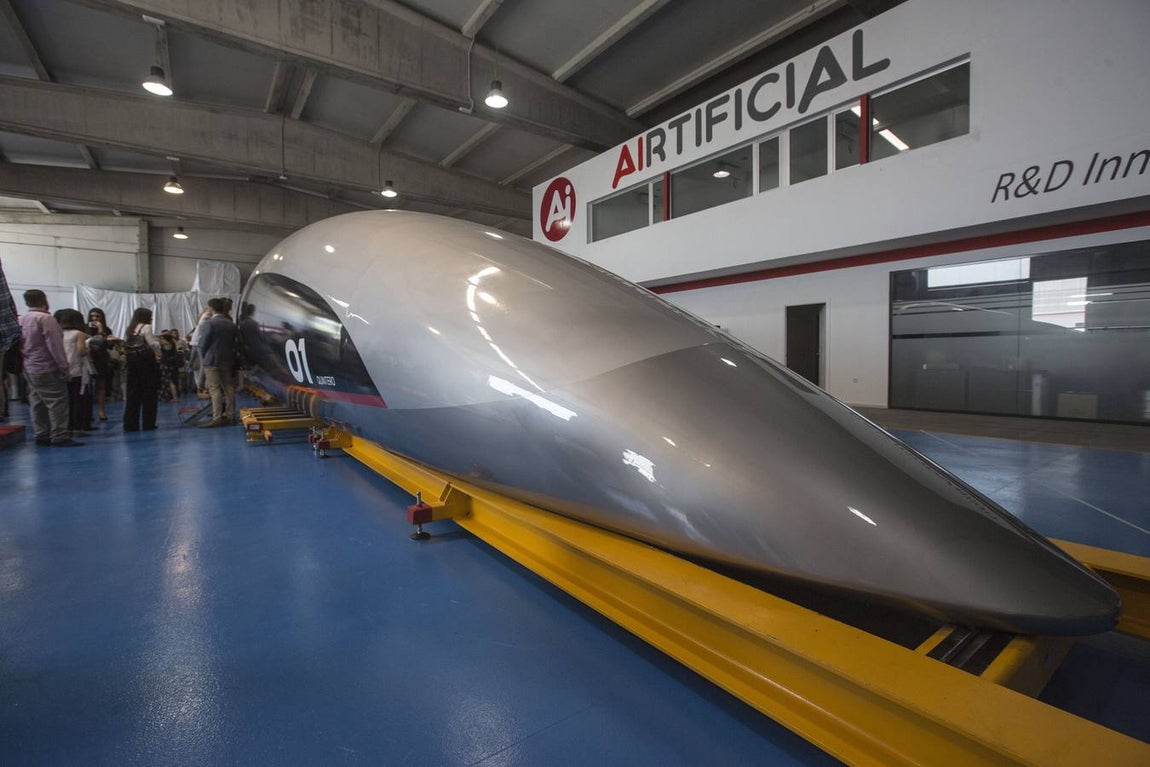 Las primeras imágenes del espectacular tren supersónico &#039;Hyperloop&#039;