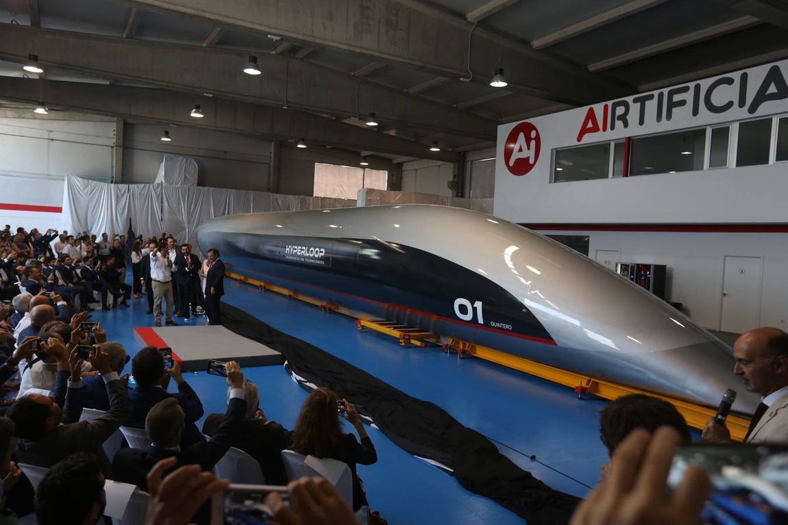 Las primeras imágenes del espectacular tren supersónico &#039;Hyperloop&#039;