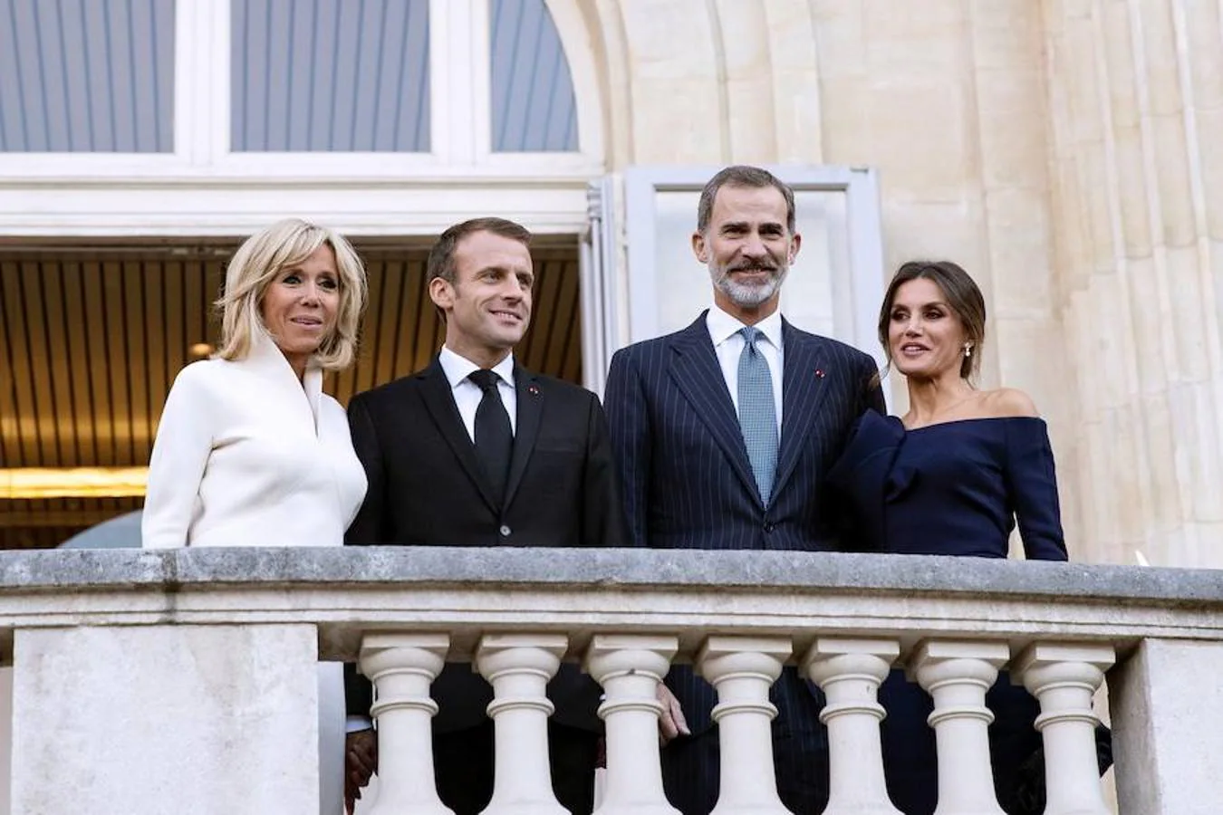 El Rey Felipe y Macron se conocieron el pasado enero en el Foro de Davos. 