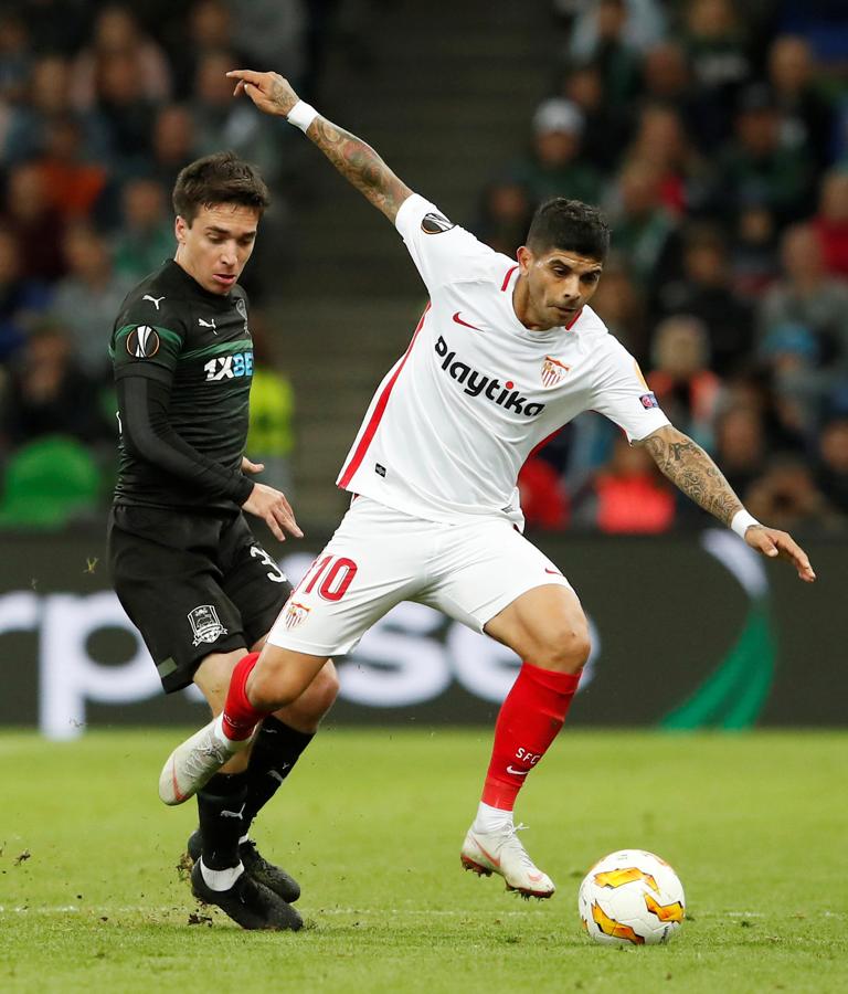 Las mejores imágenes del Krasnodar - Sevilla FC