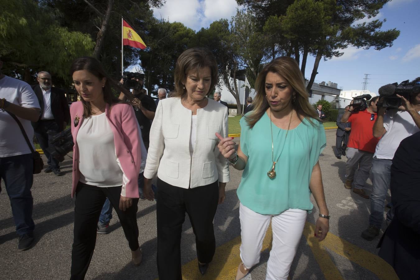 Fotos: Así ha ido la visita de Díaz a Navantia