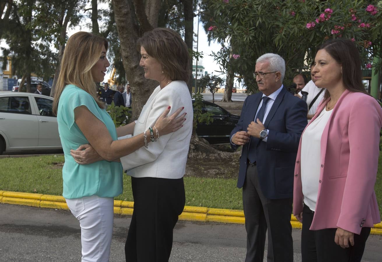 Fotos: Así ha ido la visita de Díaz a Navantia