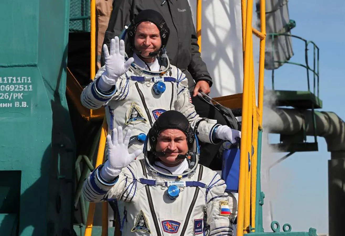 En imágenes, el espectacular aterrizaje de emergencia de la Soyuz