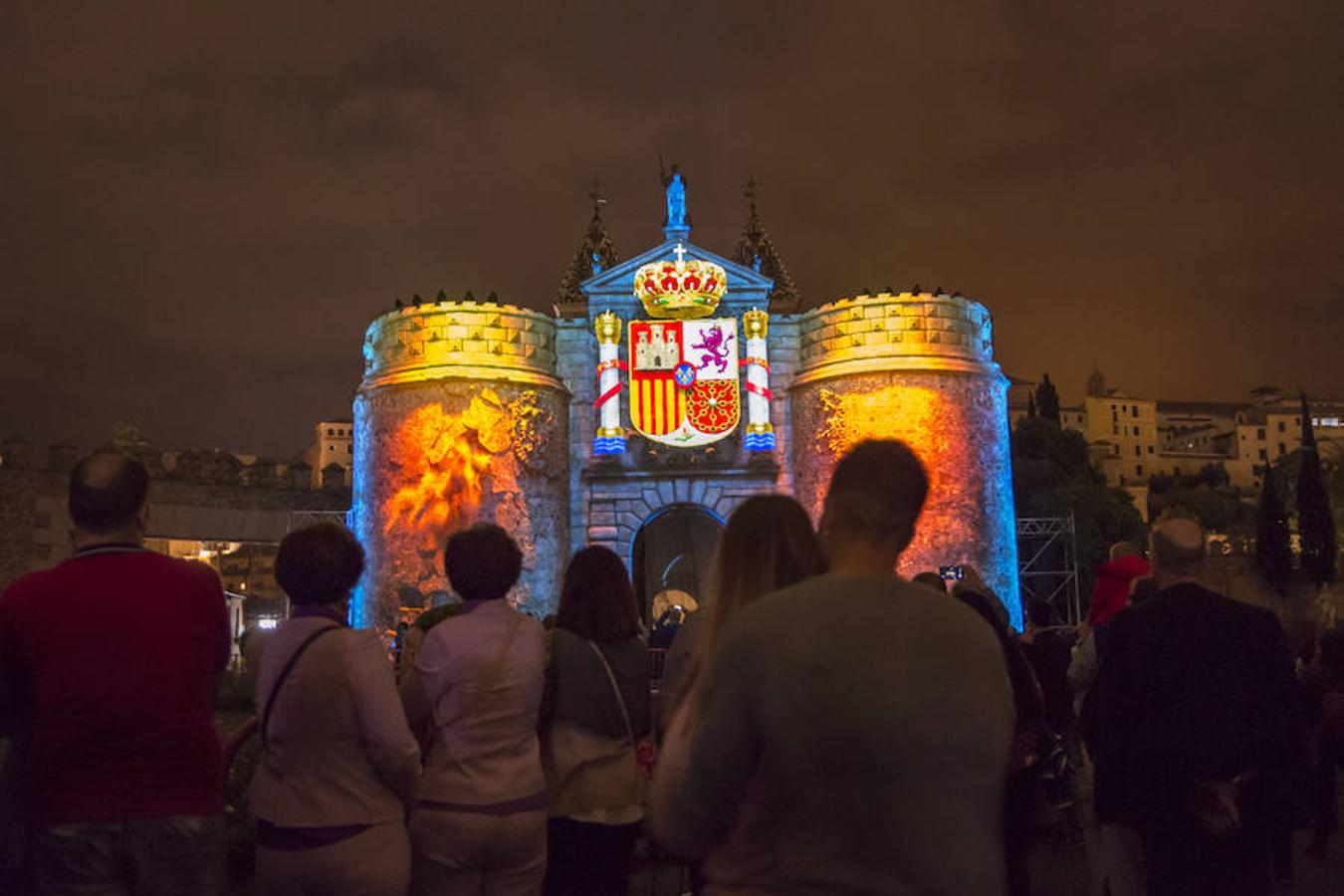 El «video mapping» de la Constitución llega a Toledo