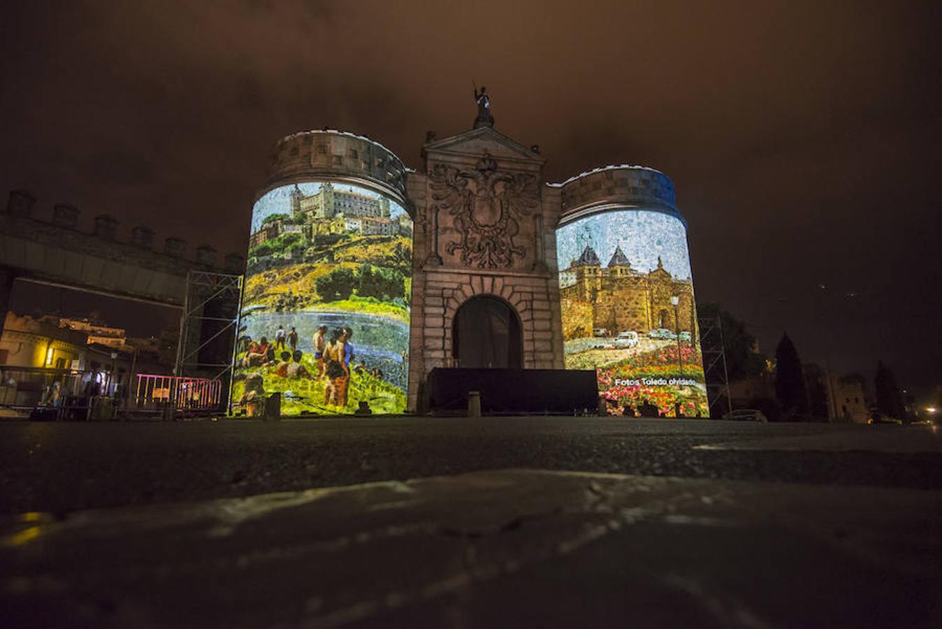 El «video mapping» de la Constitución llega a Toledo