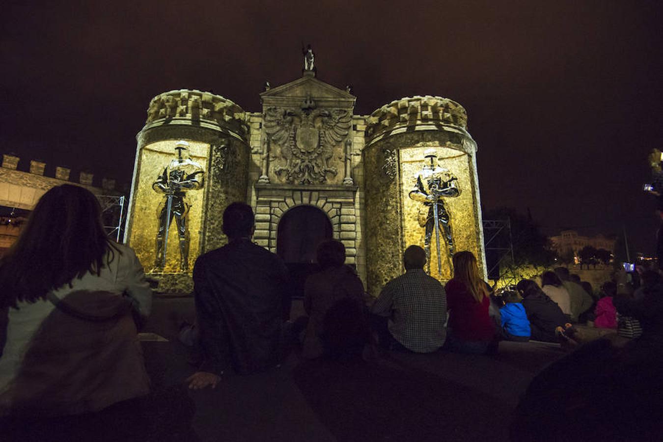 El «video mapping» de la Constitución llega a Toledo