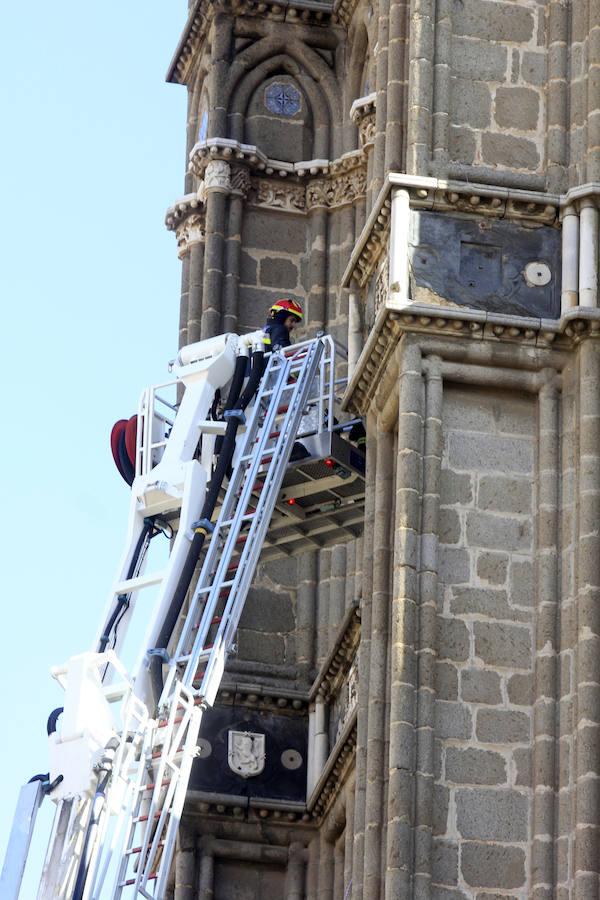 Susto desde la torre de la catedral de Toledo