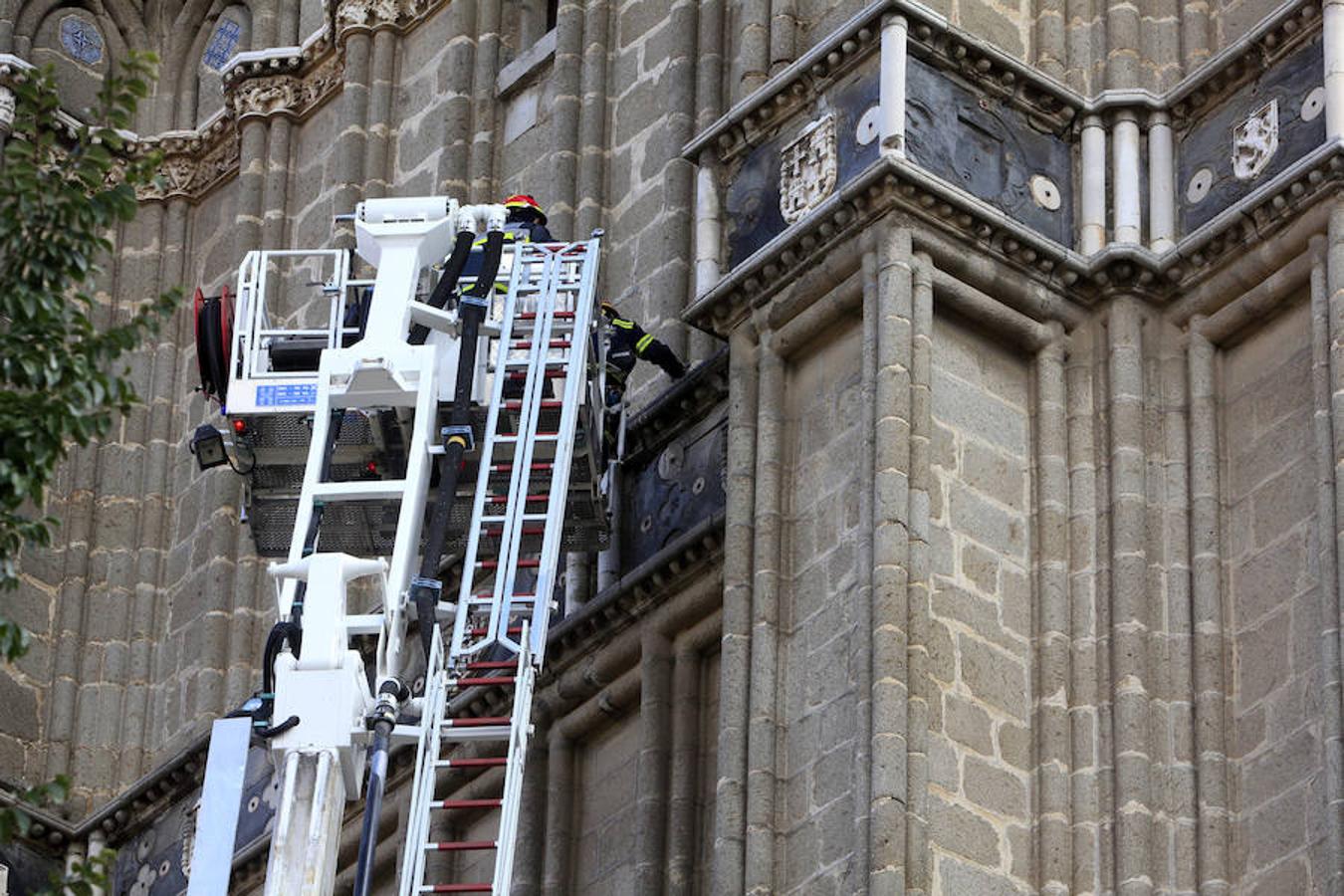 Susto desde la torre de la catedral de Toledo