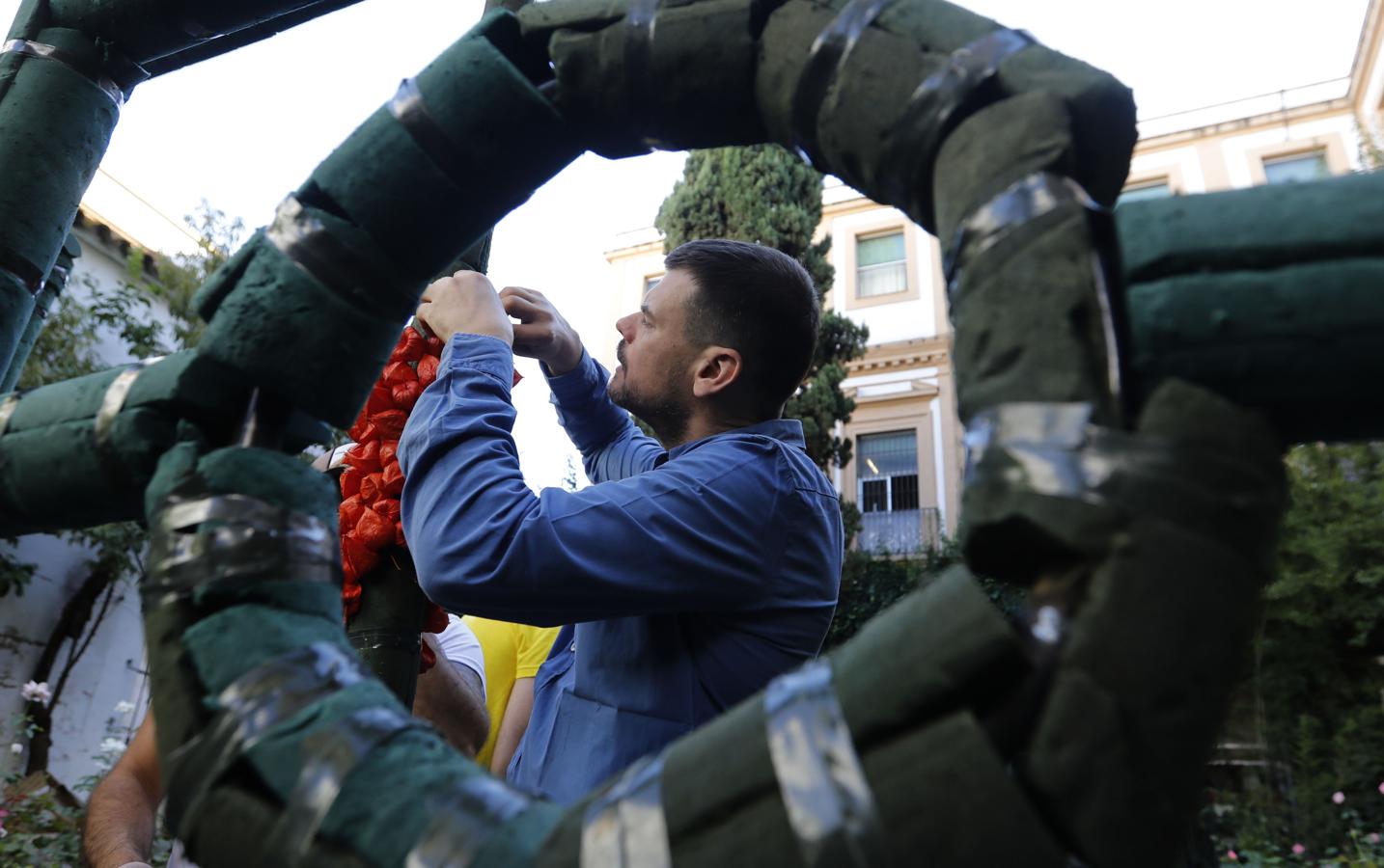 Los preparativos del Festival Flora de Córdoba, en imágenes